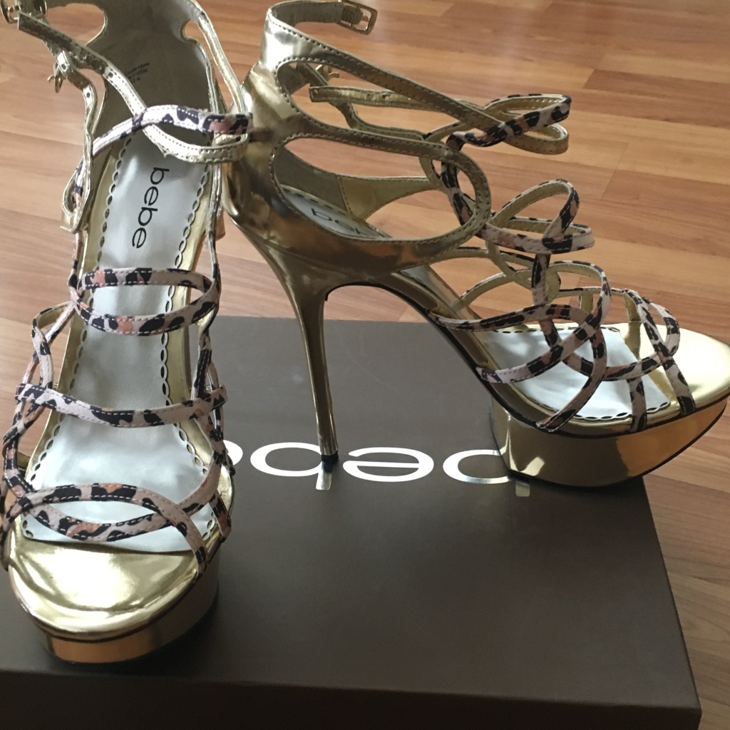 Bebe Patterned Dancing Shoes.